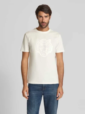T-shirt o kroju regular fit ze zwierzęcym nadrukiem model ‘Jer’ Antony Morato