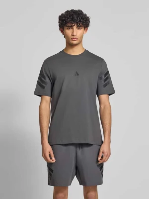 Zdjęcie produktu T-shirt o kroju relaxed fit z czystej bawełny Adidas Antracytowy