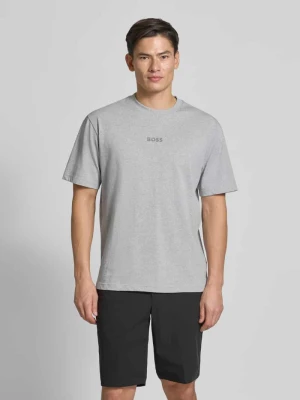 T-shirt o kroju relaxed fit z czystej bawełny BOSS Green