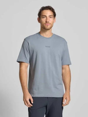 T-shirt o kroju relaxed fit z czystej bawełny BOSS Green