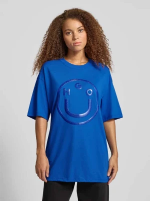 T-shirt o kroju relaxed fit z czystej bawełny Hugo Blue