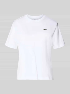 T-shirt o kroju relaxed fit z czystej bawełny Lacoste Sport