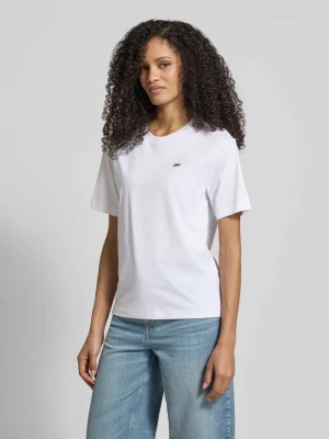 T-shirt o kroju relaxed fit z czystej bawełny Lacoste Sport
