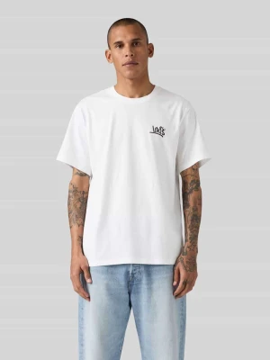 T-shirt o kroju relaxed fit z czystej bawełny Levi's Biały