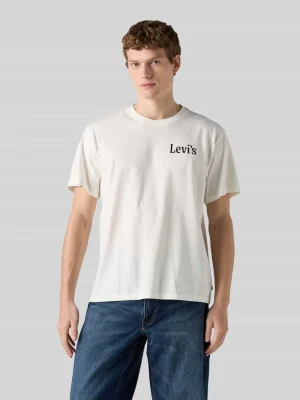 T-shirt o kroju relaxed fit z czystej bawełny Levi's Złamany biały