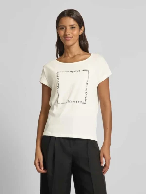 T-shirt o kroju relaxed fit z czystej bawełny Marc O'Polo