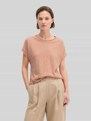 t-shirt o kroju relaxed fit z czystej bawełny Marc O'Polo