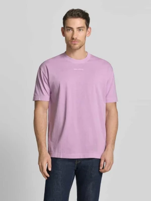 t-shirt o kroju relaxed fit z czystej bawełny Marc O'Polo