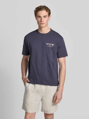 t-shirt o kroju relaxed fit z czystej bawełny Marc O'Polo