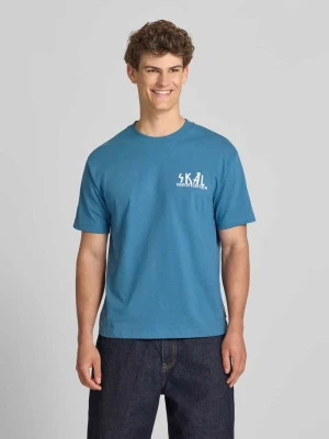 T-shirt o kroju relaxed fit z czystej bawełny Marc O'Polo DENIM