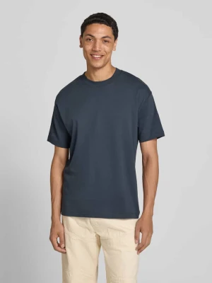 t-shirt o kroju relaxed fit z czystej bawełny Marc O'Polo Ciemnoszary