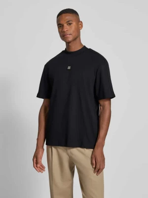 Zdjęcie produktu T-shirt o kroju relaxed fit z czystej bawełny model „DANOVOTI” HUGO