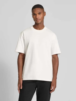 T-shirt o kroju relaxed fit z czystej bawełny model ‘DAPOLINO’ HUGO