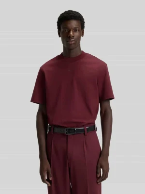 T-shirt o kroju relaxed fit z czystej bawełny model ‘DAPOLINO’ HUGO