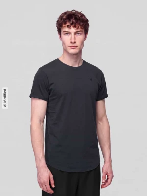 t-shirt o kroju relaxed fit z czystej bawełny model 'Lash washed' G-Star Raw Ciemnoniebieski