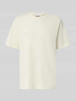 t-shirt o kroju relaxed fit z czystej bawełny model 'MAARKOS' ARMEDANGELS Złamany biały
