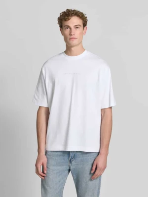 t-shirt o kroju relaxed fit z czystej bawełny model 'NORMAN' Selected Homme