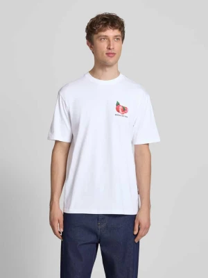 T-shirt o kroju relaxed fit z czystej bawełny model 'TASTY' Only & Sons