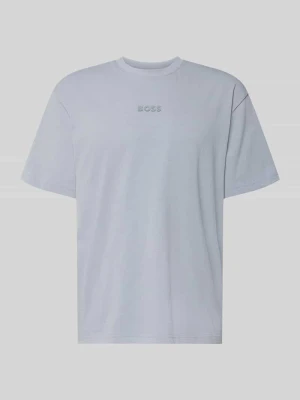 t-shirt o kroju relaxed fit z czystej bawełny model 'TEE 10' BOSS Green