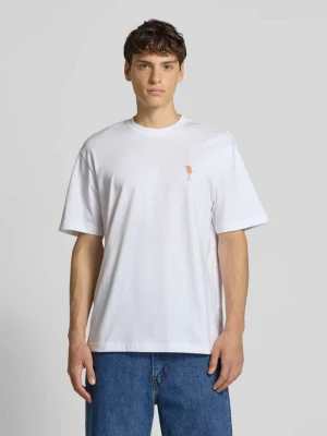 T-shirt o kroju relaxed fit z czystej bawełny Only & Sons