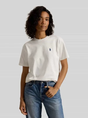 t-shirt o kroju relaxed fit z czystej bawełny Polo Ralph Lauren Biały