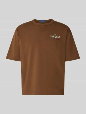T-shirt o kroju relaxed fit z czystej bawełny Polo Ralph Lauren Średniobrązowy