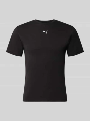 T-shirt o kroju relaxed fit z czystej bawełny Puma Czarny