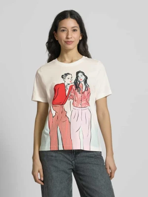 T-shirt o kroju relaxed fit z czystej bawełny s.Oliver RED LABEL