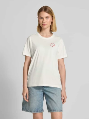 T-shirt o kroju relaxed fit z czystej bawełny s.Oliver RED LABEL