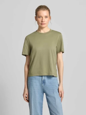 T-shirt o kroju relaxed fit z czystej bawełny s.Oliver Khaki