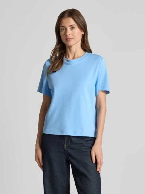 T-shirt o kroju relaxed fit z czystej bawełny s.Oliver Oceaniczny