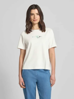 T-shirt o kroju relaxed fit z czystej bawełny Tom Tailor