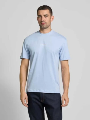 T-shirt o kroju relaxed fit z czystej bawełny Tom Tailor Denim