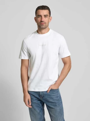 T-shirt o kroju relaxed fit z czystej bawełny Tom Tailor Denim