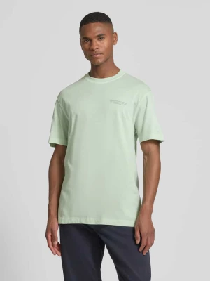 T-shirt o kroju relaxed fit z czystej bawełny Tom Tailor Denim