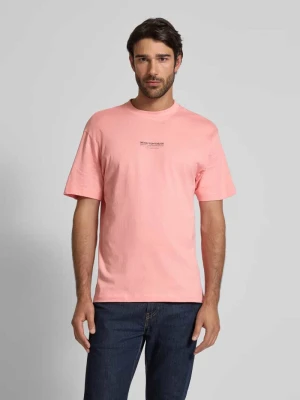 T-shirt o kroju relaxed fit z czystej bawełny Tom Tailor Denim