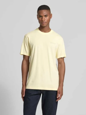 T-shirt o kroju relaxed fit z czystej bawełny Tom Tailor Denim