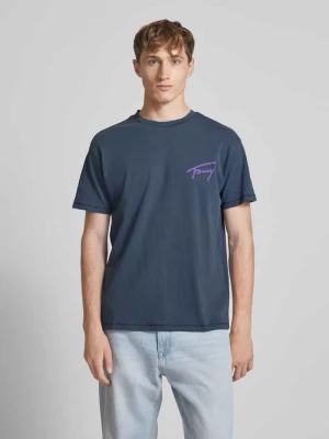 T-shirt o kroju relaxed fit z czystej bawełny Tommy Jeans