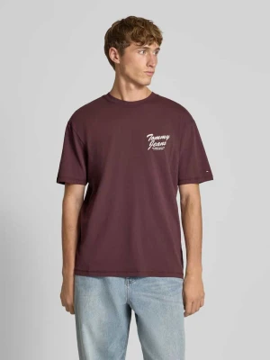 T-shirt o kroju relaxed fit z czystej bawełny Tommy Jeans