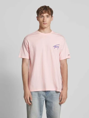 T-shirt o kroju relaxed fit z czystej bawełny Tommy Jeans