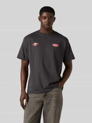 T-shirt o kroju relaxed fit z czystej bawełny z nadrukiem na tyle Levi's Czarny