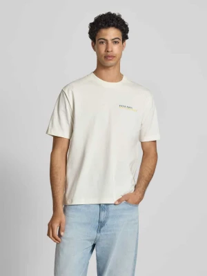 T-shirt o kroju relaxed fit z czystej bawełny z nadrukiem z motywem Marc O'Polo DENIM