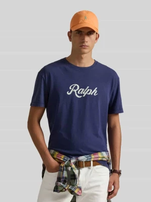 t-shirt o kroju relaxed fit z czystej bawełny z napisem z logo Polo Ralph Lauren