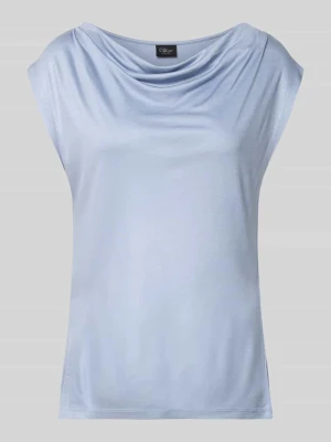 t-shirt o kroju relaxed fit z czystej wiskozy s.Oliver BLACK LABEL