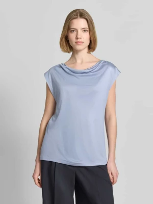 t-shirt o kroju relaxed fit z czystej wiskozy s.Oliver BLACK LABEL