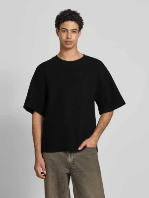 t-shirt o kroju relaxed fit z fakturowanym wzorem Karl Kani