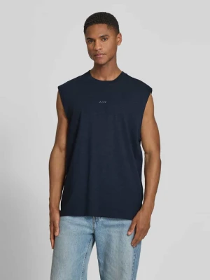 t-shirt o kroju relaxed fit z mieszanka bawełny model 'TE_SURF' Boss Orange