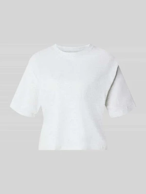 t-shirt o kroju relaxed fit z mieszanki bawełny Fabletics Jasnoszary