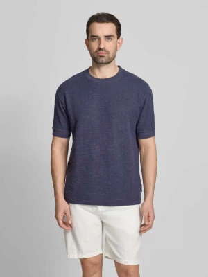 t-shirt o kroju relaxed fit z mieszanki bawełny Marc O'Polo