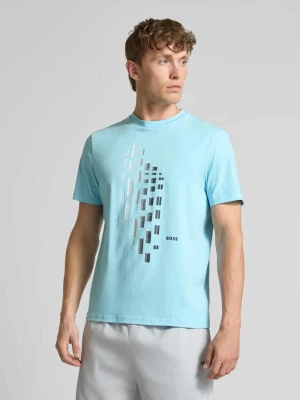 T-shirt o kroju relaxed fit z mieszanki bawełny model ‘TEE’ BOSS Green